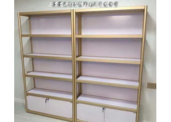 玻璃展柜安装、钛合金展示柜定制、仓库货架安装