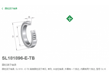 代理德国INA轴承SL181896-E-TB