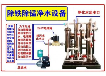 舒得牌水处理设备地下水除铁除锰净水器适用于家庭别墅餐饮业