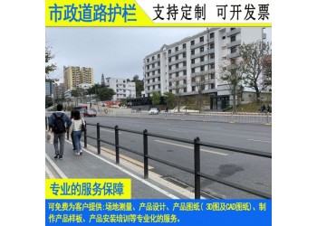 防锈镀锌市政道路护栏 深圳德式马路护栏 汕尾文化机非防护栏杆