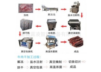 牛肉干加工全套设备 手撕牛肉干生产设备