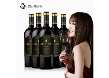 IRENENA红酒温碧霞自创品牌国产干红葡萄酒贺兰山东麓产区